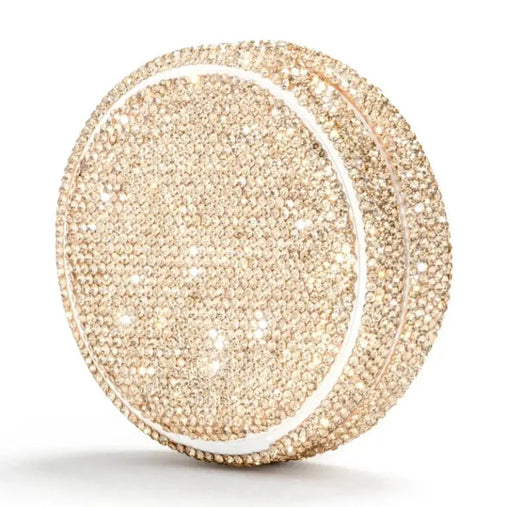 Kelly White Gold Glitter Storage Can snuslink.com