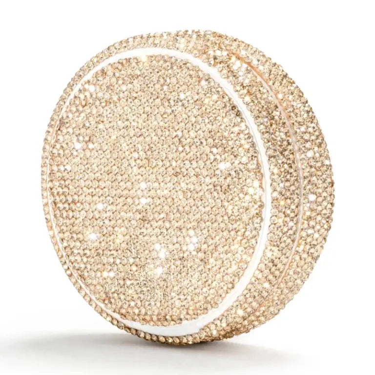 Kelly White Gold Glitter Storage Can snuslink.com