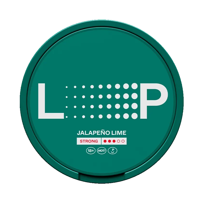 LOOP Jalapeño Lime Strong Nicotine Pouches | 8.9 mg/pouch