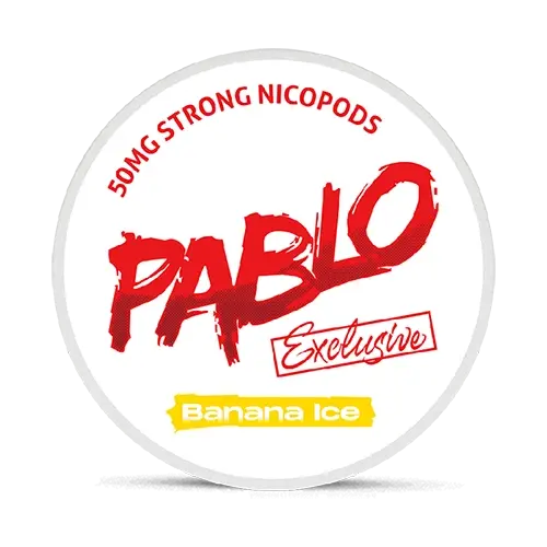 Pablo Exclusive Banana Ice – Extra Strong Slim Nicotine Pouches