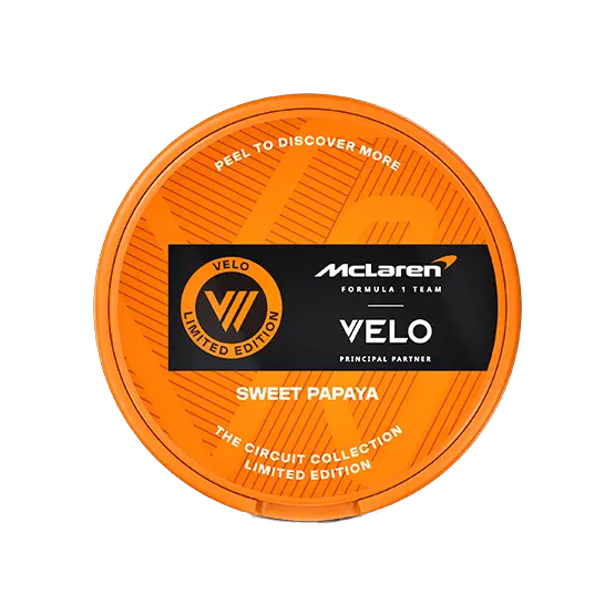 Velo Mclaren Sweet Papaya snuslink.com