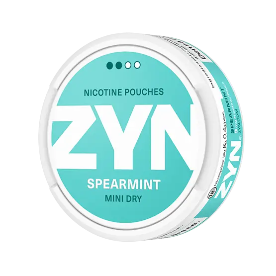 ZYN Spearmint Mini Dry 3mg snuslink.com