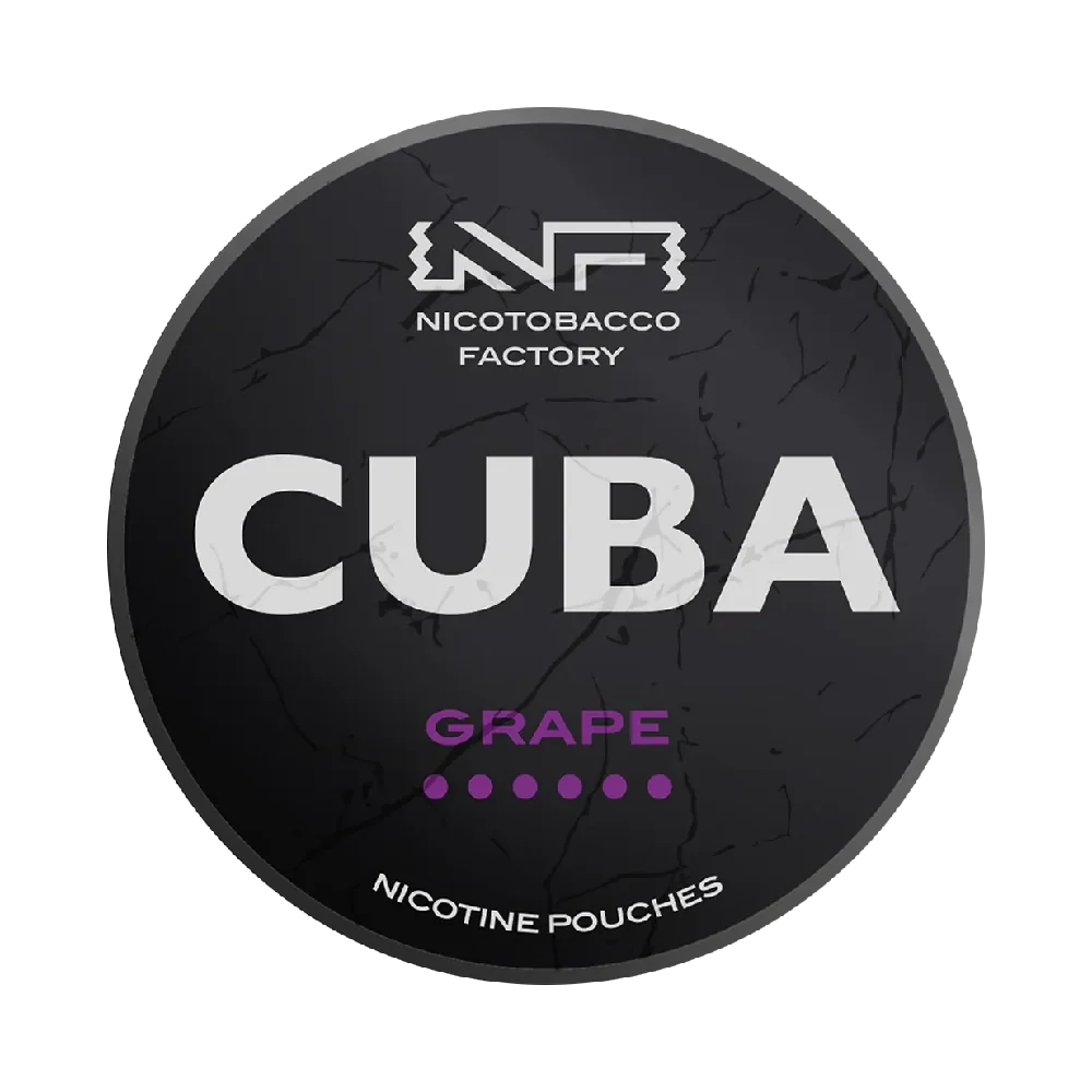 CUBA Black Grape Nicotine Pouches | 43 mg Grape snusi.net