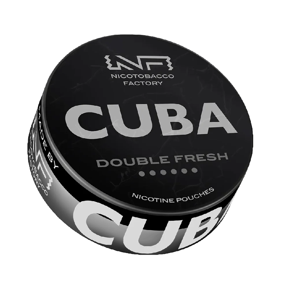 CUBA Black Double Fresh Nicotine Pouches | 43 mg Mint