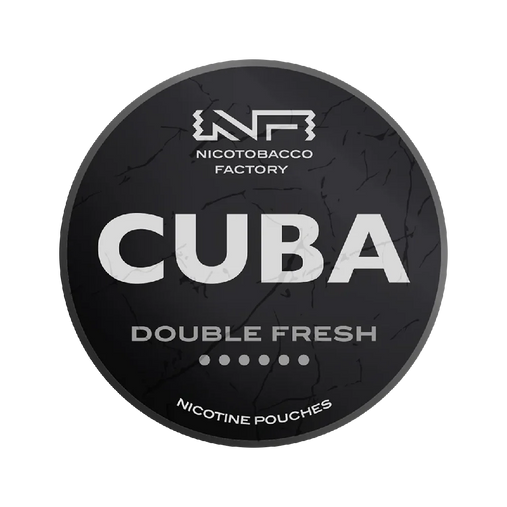 CUBA Black Double Fresh Nicotine Pouches | 43 mg Mint