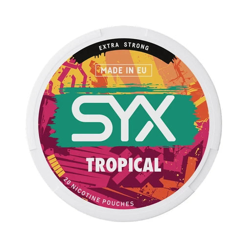 SYX Tropical 20mg – Extra Strong Nicotine Pouches with Exotic Tropical Fruit Flavor