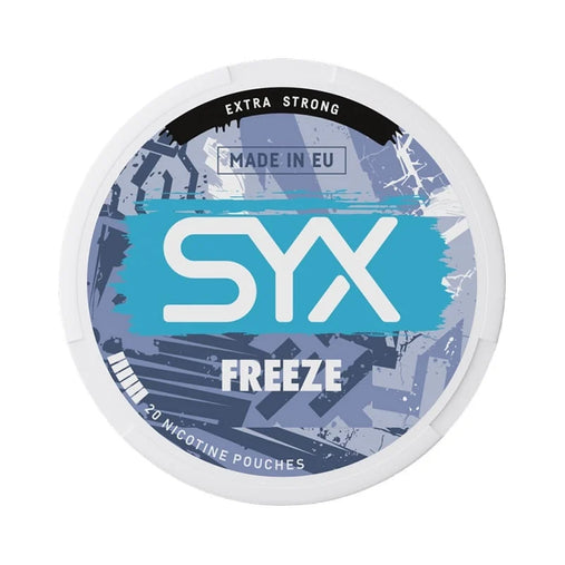 SYX Freeze Extra Strong – Icy Mint Nicotine Pouches with Maximum Power