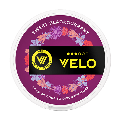 VELO Sweet Blackcurrant Limited Edition snuslink.com